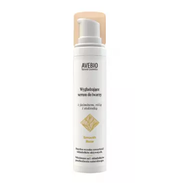 avebio -  Avebio Wygładzające serum do twarzy z jaśminem, różą i stokrotką - Smooth Base, 50 ml